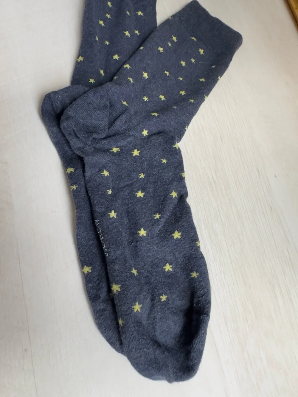 J.Crew dark blue Star-Pattern Socks men’s